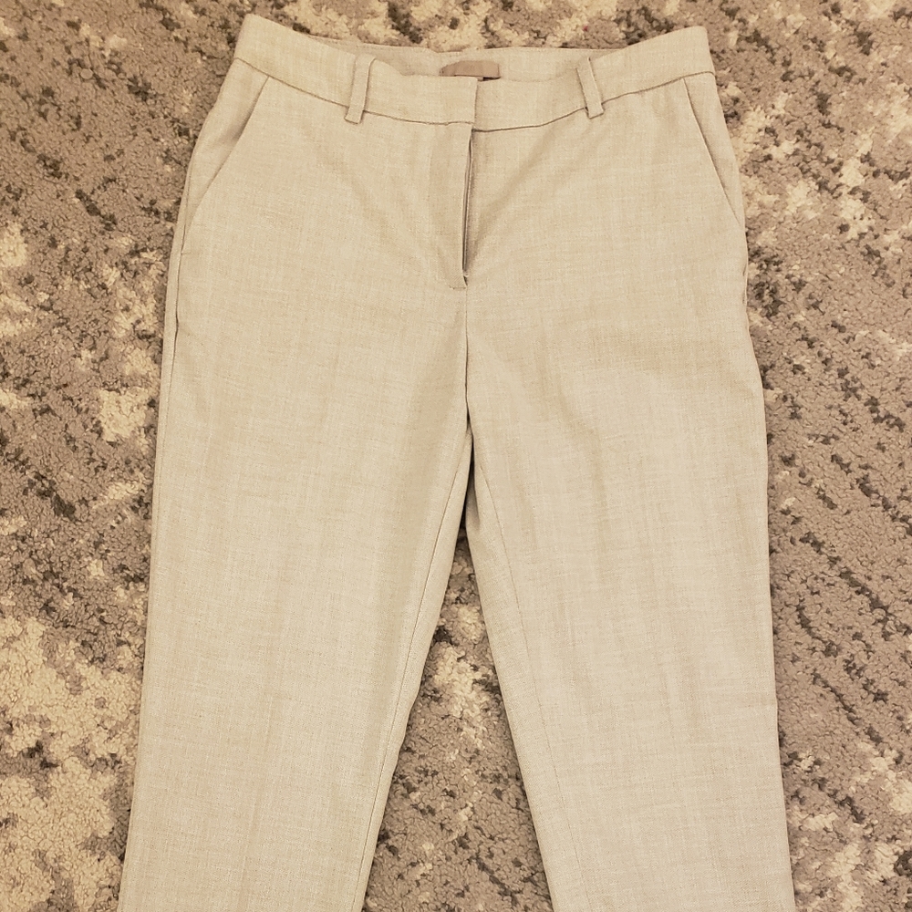 H&M Grey suit pants straight leg